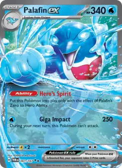 Pokémon-Karte Palafin ex 061/167