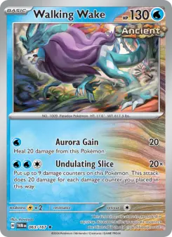 Pokémon-Karte Walking Wake 063/167