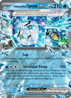 Pokémon-Karte Wellspring Mask Ogerpon ex 064/167