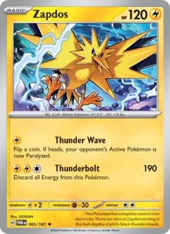 Pokémon-Karte Zapdos 065/167