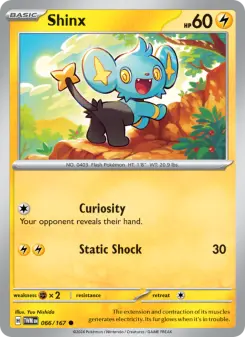 Pokémon-Karte Shinx 066/167