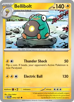 Pokémon-Karte Bellibolt 074/167