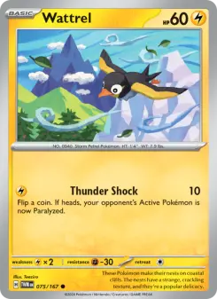 Pokémon-Karte Wattrel 075/167