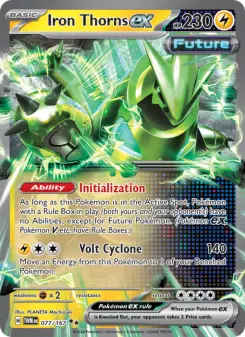 Pokémon-Karte Iron Thorns ex 077/167