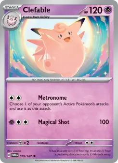 Pokémon-Karte Clefable 079/167