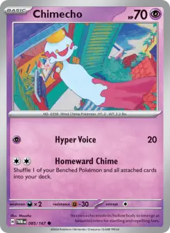 Pokémon-Karte Chimecho 085/167