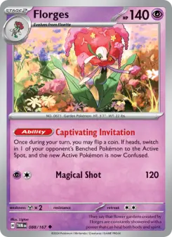 Pokémon-Karte Florges 088/167