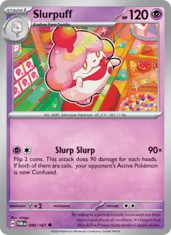 Pokémon-Karte Slurpuff 090/167