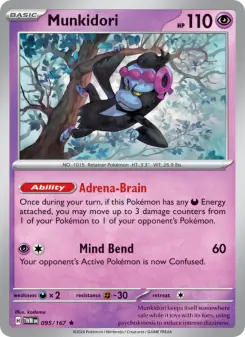 Pokémon-Karte Munkidori 095/167