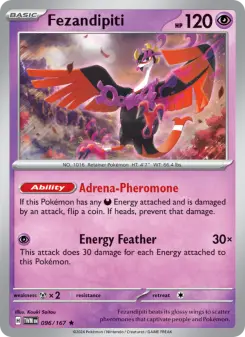 Pokémon-Karte Fezandipiti 096/167