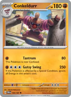 Pokémon-Karte Conkeldurr 105/167