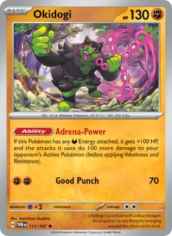 Pokémon-Karte Okidogi 111/167