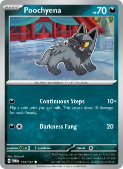 Pokémon-Karte Poochyena 113/167