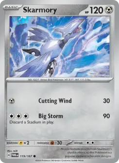 Pokémon-Karte Skarmory 119/167