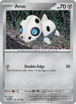 Pokémon-Karte Aron 120/167