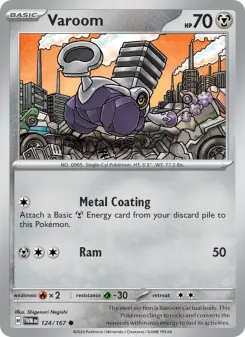 Pokémon-Karte Varoom 124/167