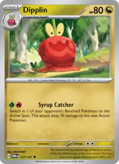 Pokémon-Karte Dipplin 127/167