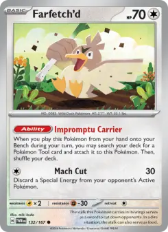 Pokémon-Karte Farfetch'd 132/167