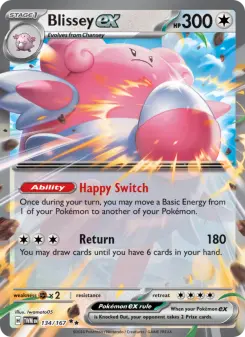 Pokémon-Karte Blissey ex 134/167