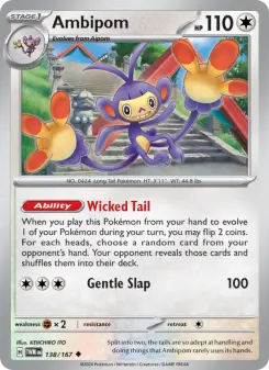 Pokémon-Karte Ambipom 138/167