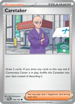 Pokémon-Karte Caretaker 144/167