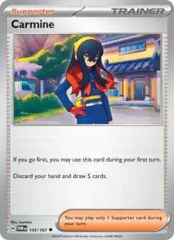 Pokémon-Karte Carmine 145/167