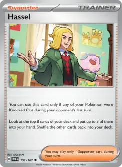 Pokémon-Karte Hassel 151/167