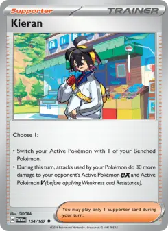 Pokémon-Karte Kieran 154/167