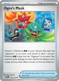 Pokémon-Karte Ogre's Mask 159/167