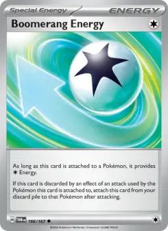 Pokémon-Karte Boomerang Energy 166/167