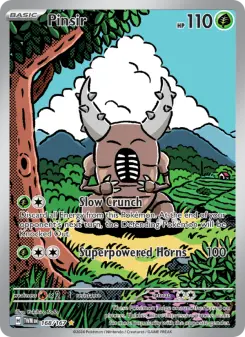 Pokémon-Karte Pinsir 168/167