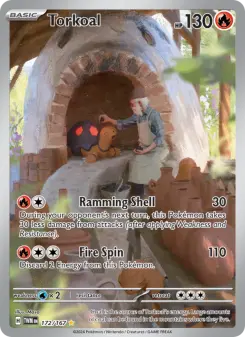 Pokémon-Karte Torkoal 172/167