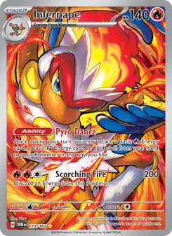 Pokémon-Karte Infernape 173/167