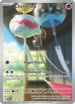 Pokémon-Karte Chimecho 179/167