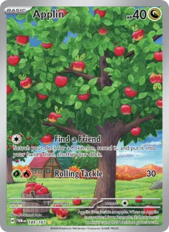 Pokémon-Karte Applin 185/167