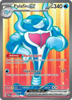 Pokémon-Karte Palafin ex 193/167