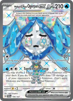 Pokémon-Karte Wellspring Mask Ogerpon ex 194/167