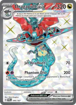 Pokémon-Karte Dragapult ex 200/167