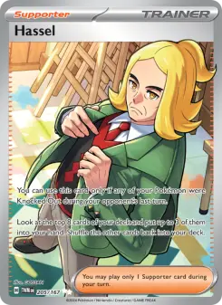 Pokémon-Karte Hassel 205/167