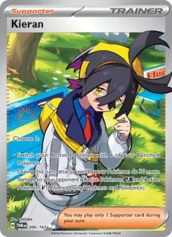 Pokémon-Karte Kieran 206/167
