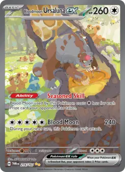 Pokémon-Karte Bloodmoon Ursaluna ex 216/167