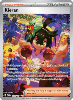 Pokémon-Karte Kieran 218/167