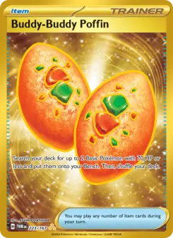 Pokémon-Karte Buddy-Buddy Poffin 223/167
