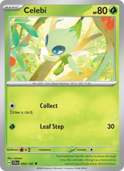 Pokémon-Karte Celebi 004/142
