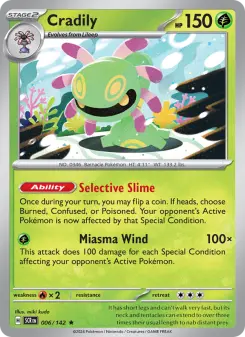 Pokémon-Karte Cradily 006/142