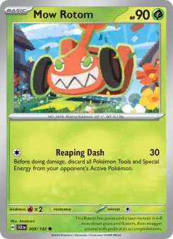 Pokémon-Karte Mow Rotom 008/142