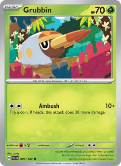 Pokémon-Karte Grubbin 009/142