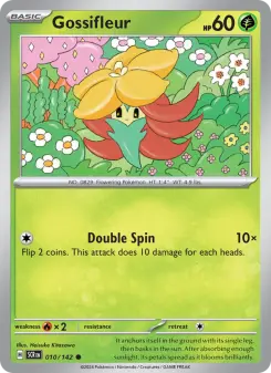 Pokémon-Karte Gossifleur 010/142