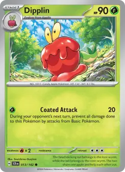 Pokémon-Karte Dipplin 013/142