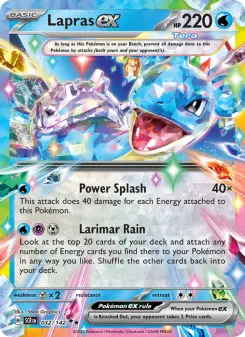 Pokémon-Karte Lapras ex 032/142